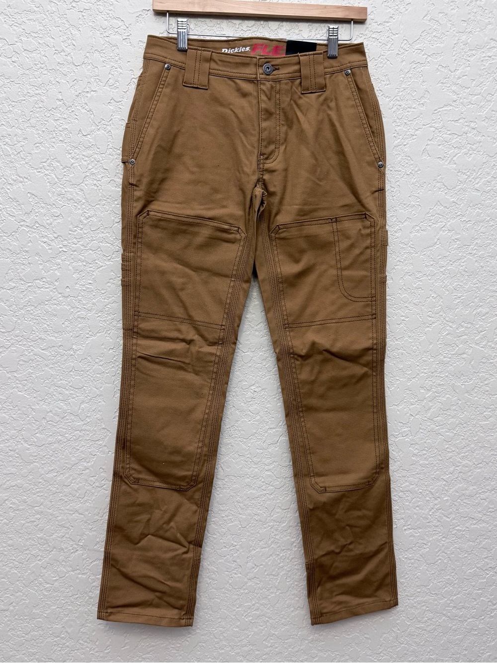 Dickies Women's Brown Straight Leg Utility Pants